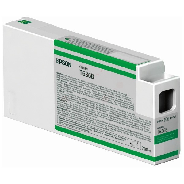 Original Epson C13T636B00 / T636B Tintenpatrone grün 700 ml