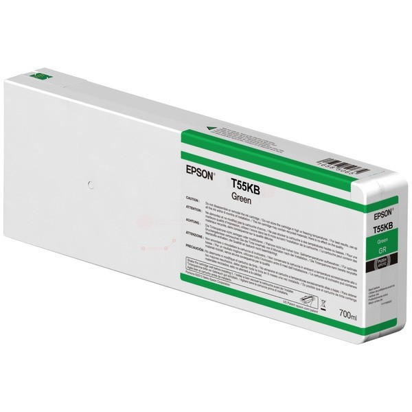 NEUOriginal Epson C13T55KB00 / T55KB00 Tinte grün 700 ml