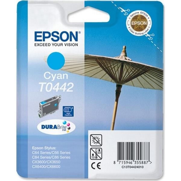 Original Epson C13T04424010 / T0442 Tinte cyan 13 ml 420 Seiten