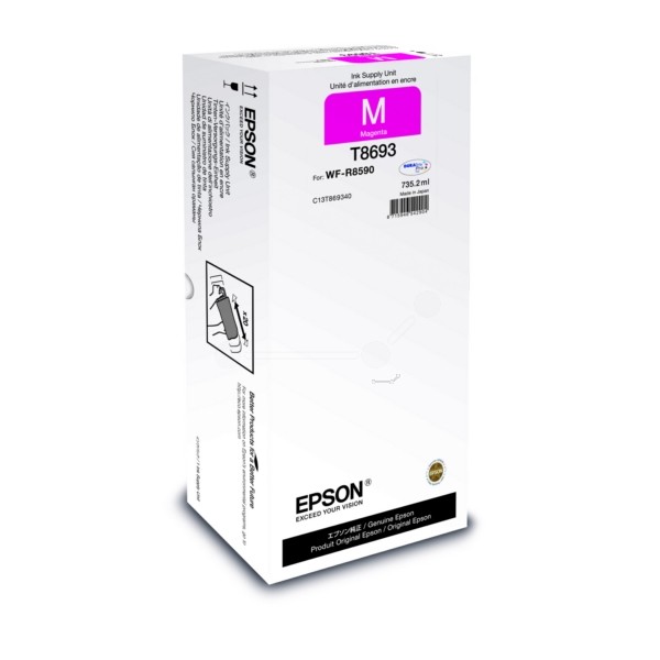 Original Epson C13T869340 / T8693 Tintenpatrone magenta 735,2 ml 75.000 Seiten