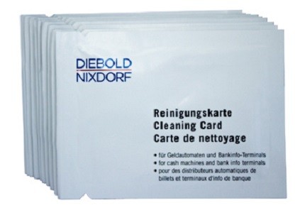 WINCOR-NIXDORF (10Stück) Reinigungskarten für Geldautomaten (1750016388/10600018240)