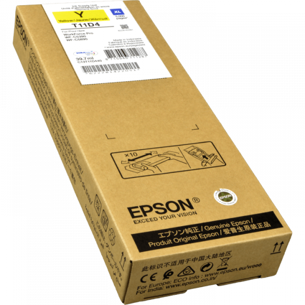 Original Epson C13T11D440 Tinte yellow XL 5.000 Seiten