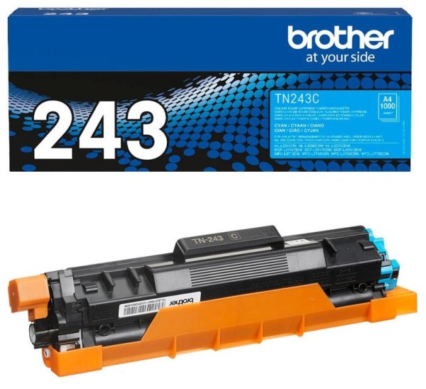 Original Brother TN-243C Toner cyan 1.000 Seiten