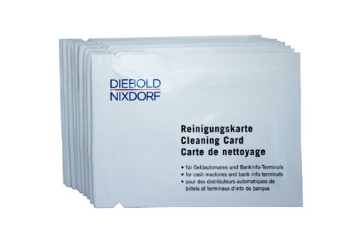 WINCOR-NIXDORF (10Stück) Reinigungskarten für Geldautomaten (1750016388/10600018240)