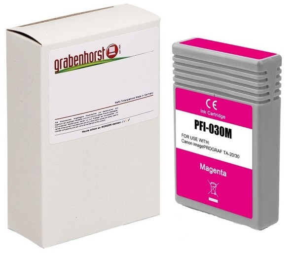 Alternativ Canon 3491C001 / PFI-030M Tinte magenta 55 ml