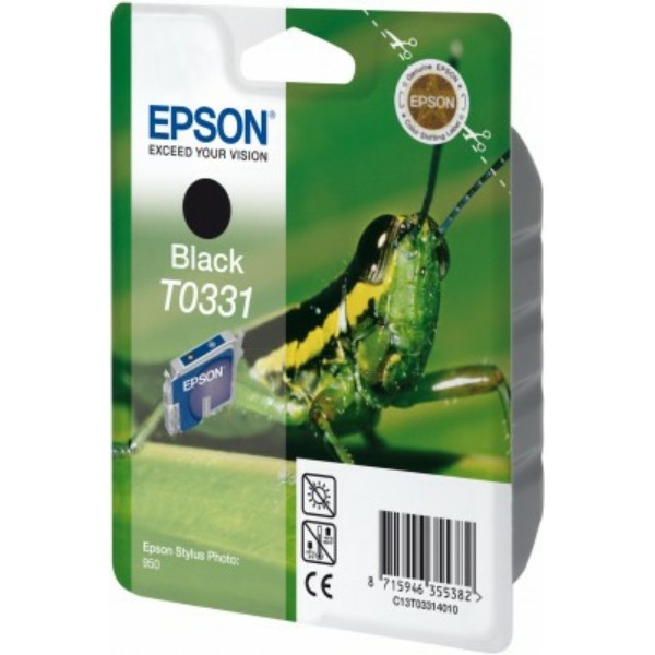 Original Epson C13T03314010 / T0331 Tintenpatrone schwarz 17 ml 630 Seiten