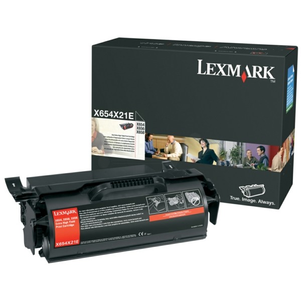 Original Lexmark X654X21E Tonerkartusche schwarz 36.000 Seiten