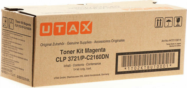 Original Utax 4472110014 Toner magenta 2.800 Seiten
