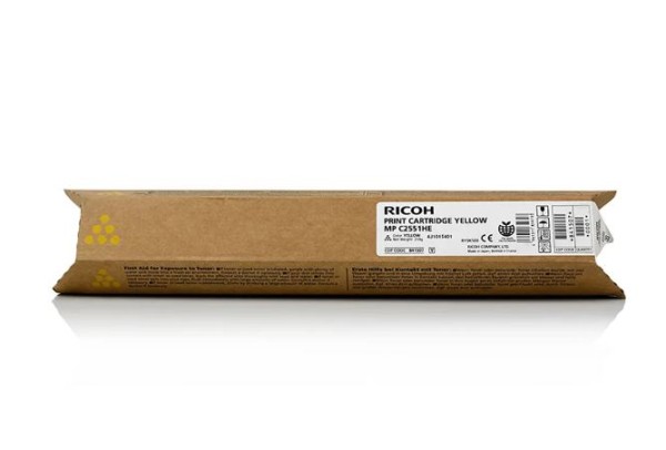 Original Ricoh 841507 / Type MPC 2551 HE Toner yellow 7.000 Seiten