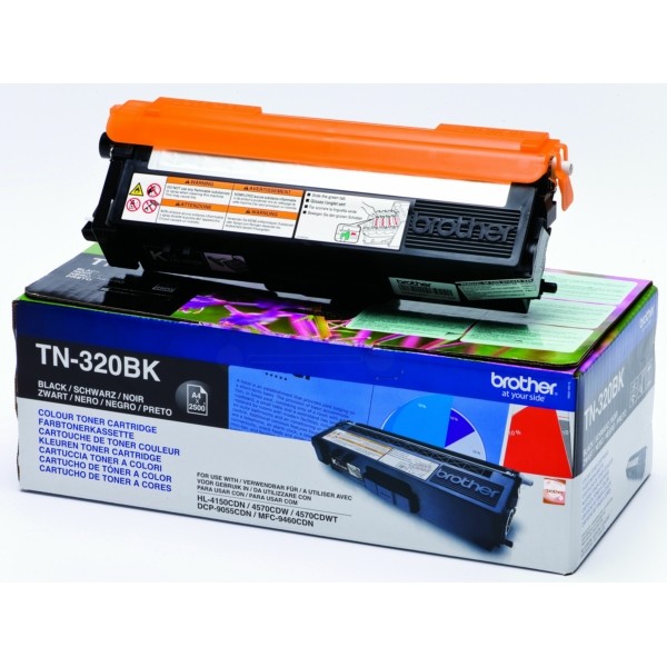 Original Brother TN320BK Toner schwarz 2.500 Seiten