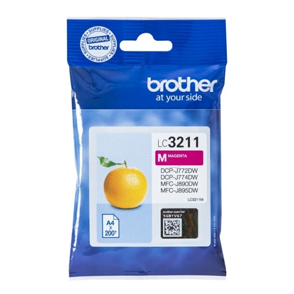 Original Brother LC3211M Tintenpatrone magenta 200 Seiten