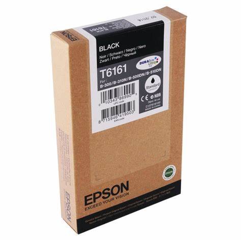 Original Epson C13T616100 / T6161 Tinte black 76 ml 3.000 Seiten