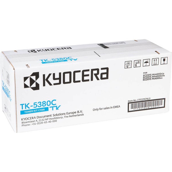 NEUOriginal Kyocera 1T02Z0CNL0 / TK-5380C Toner cyan 10.000 Seiten