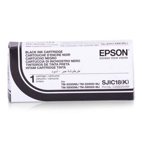 Original Epson C33S020484 / SJIC18K Tinte black 32,5 ml