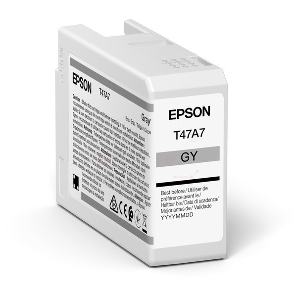 Original Epson C13T47A700 / T47A7 Tintenpatrone grau 50 ml