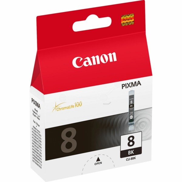 Original Canon 0620B001 / CLI-8 BK Tintenpatrone schwarz 13 ml 400 Seiten