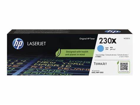 Original HP W2301X / 230X Toner cyan High-Capacity 5.500 Seiten