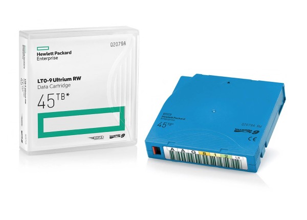 Original HP Q2079A , LTO9 / LTO Ultrium 9 , 18TB / 45TB Datenträger