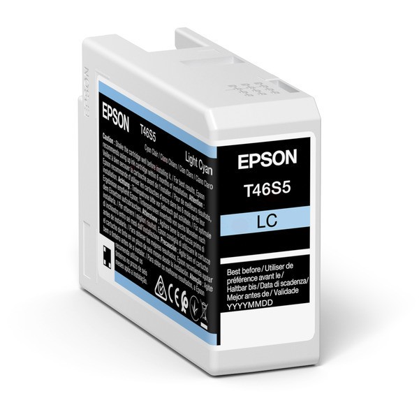 Original Epson C13T46S500 / T46S5 Tintenpatrone cyan hell 25 ml