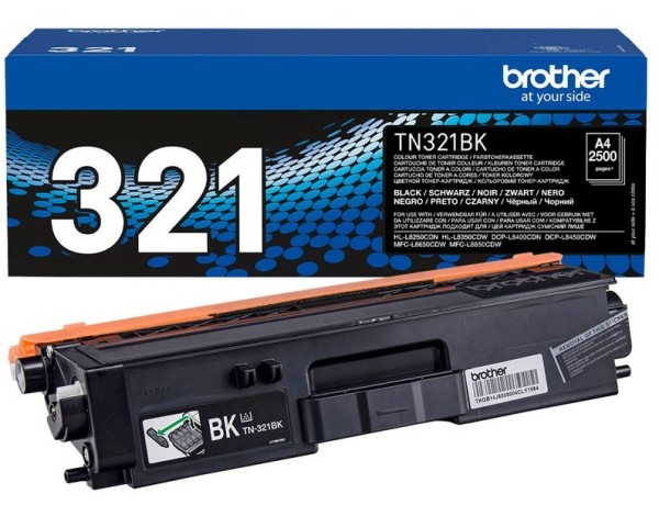 Original Brother TN-321BK Toner black 2.500 Seiten