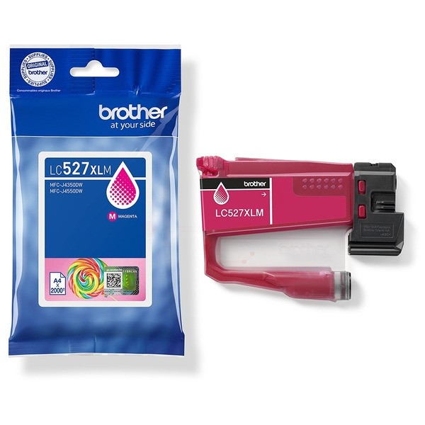 NEUOriginal Brother LC-527XLM Tinte magenta High-Capacity 2.000 Seiten