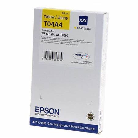 Original Epson C13T04A44N / C13T04A440 Tinte yellow 69 ml 8.000 Seiten