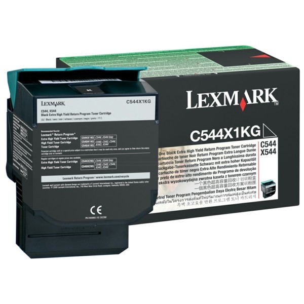 Original Lexmark C544X1KG Toner schwarz return program 6.000 Seiten