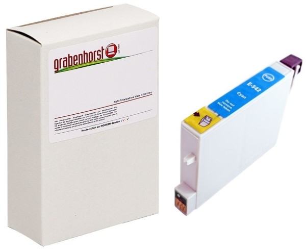 Alternativ Epson C13T05424010 / T0542 Tinte cyan 450 Seiten