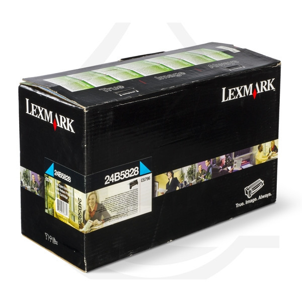Original Lexmark 24B5828 Toner cyan 18.000 Seiten