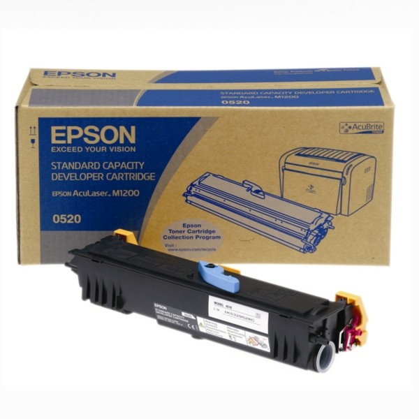 Original Epson C13S050520 / 0520 Toner-Kit schwarz 1.800 Seiten