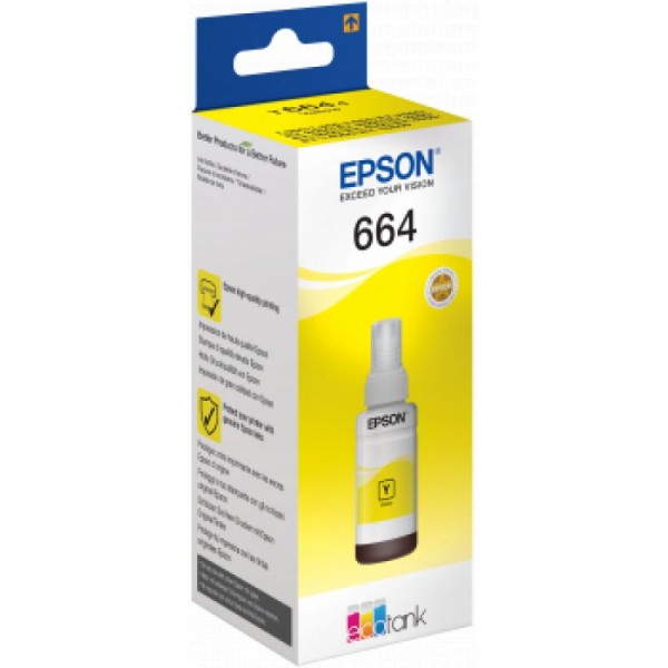 Original Epson C13T664440 / T6644 Tinte yellow