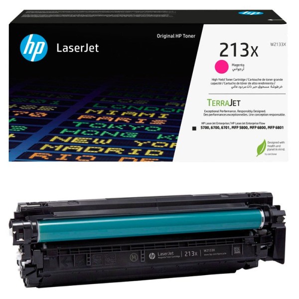 Original HP W2133X / 213X Toner magenta High-Capacity 6.000 Seiten