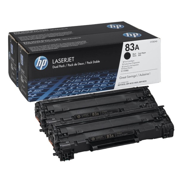 Original HP CF283AD / 83A Toner Doppelpack 1.500 Seiten