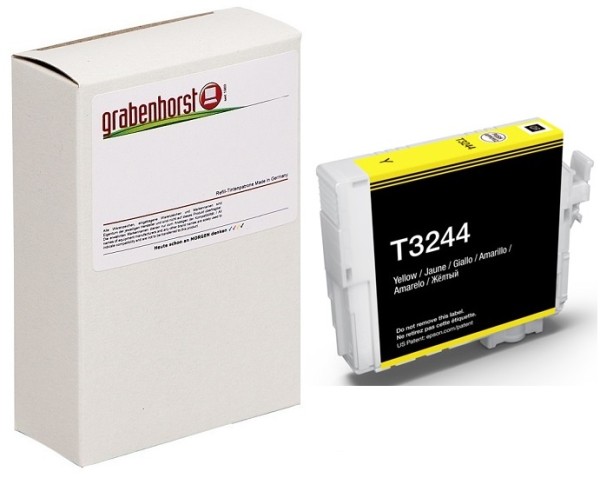 Alternativ Epson C13T32444010 / T3244 Tinte yellow 14 ml 980 Seiten