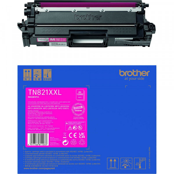 Original Brother TN-821XXLM Toner magenta High-Capacity 12.000 Seiten