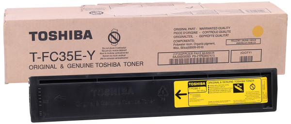 Original Toshiba 6AJ00000053 / T-FC35EY Toner yellow 21.000 Seiten