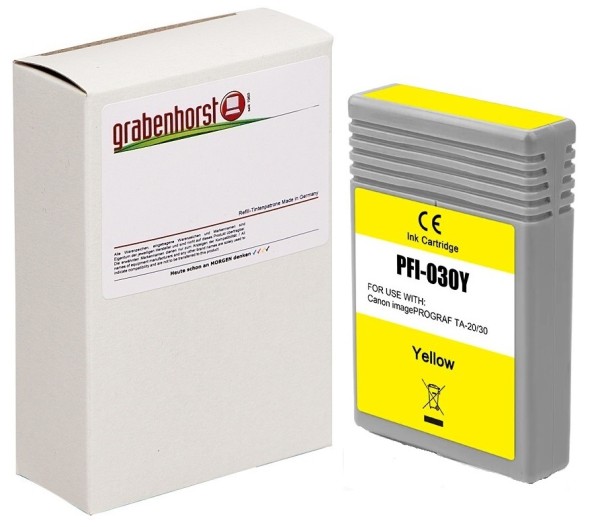 Alternativ Canon 3492C001 / PFI-030Y Tinte yellow 55 ml