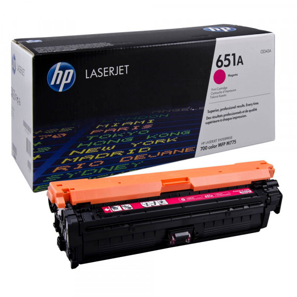 Original HP CE343A / 651A Toner magenta 16.000 Seiten