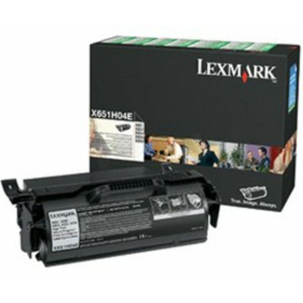 Original Lexmark X651H04E Tonerkartusche schwarz return program 25.000 Seiten