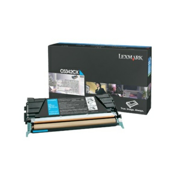 Original Lexmark C5342CX Toner-Kit cyan 7.000 Seiten