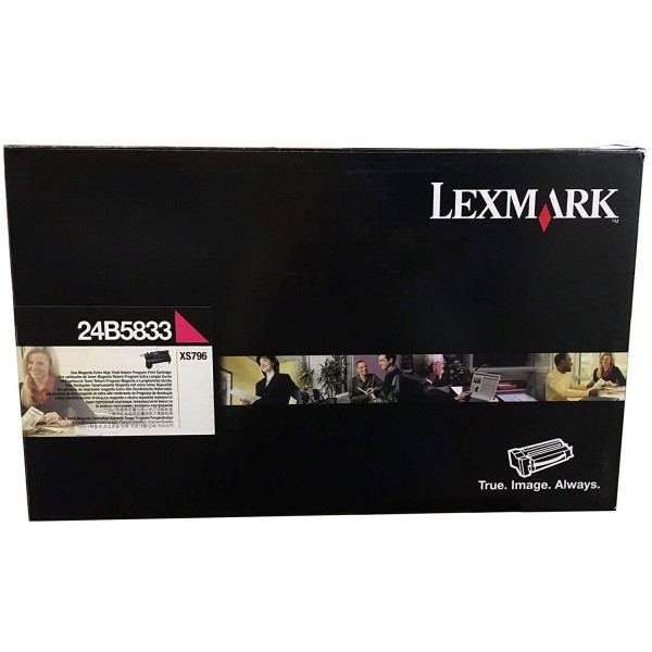 Original Lexmark 24B5833 Toner magenta 18.000 Seiten