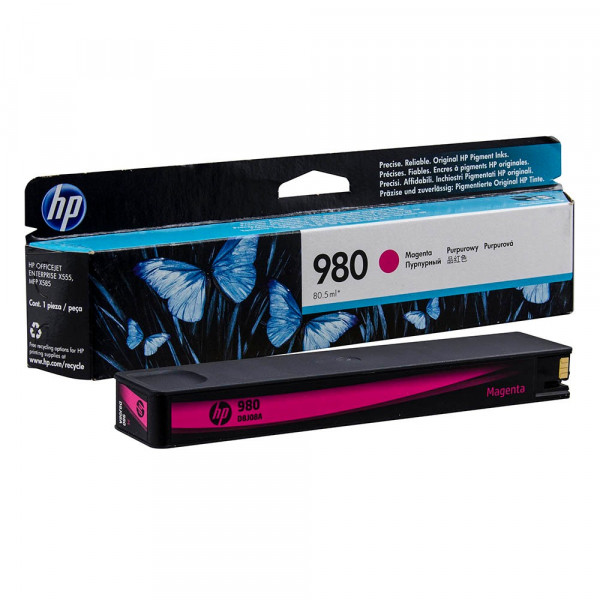 Original HP D8J08A / 980 Tinte magenta 80,5 ml 6.600 Seiten
