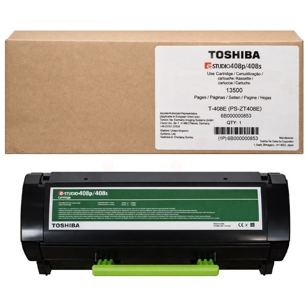 NEUOriginal Toshiba 6B000000853 / T-408E Toner 13.500 Seiten