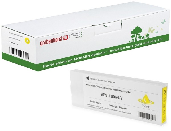 Alternativ Epson C13T606400 / T6064 Tinte yellow