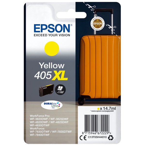 Original Epson C13T05H44010 / 405 XL Tintenpatrone gelb 14,7 ml 1.100 Seiten
