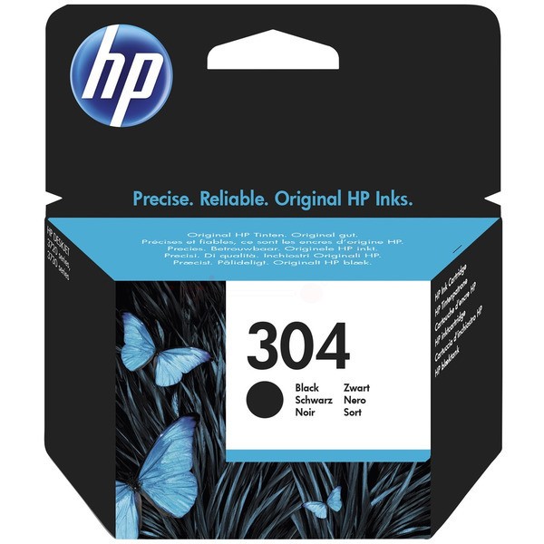Original HP N9K06AE / 304 Tinte black 4 ml 100 Seiten