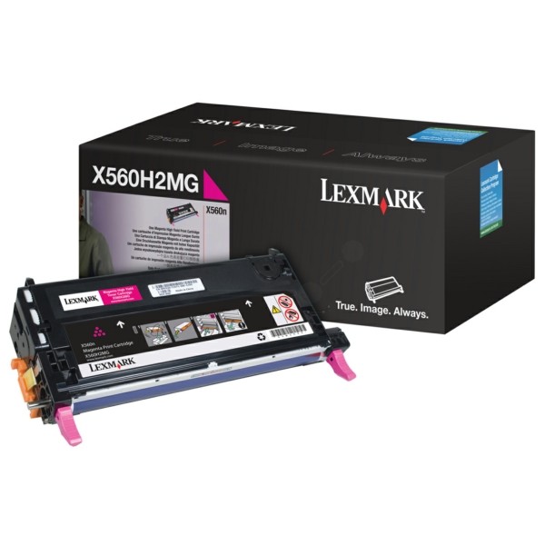 Original Lexmark X560H2MG Tonerkartusche magenta 10.000 Seiten