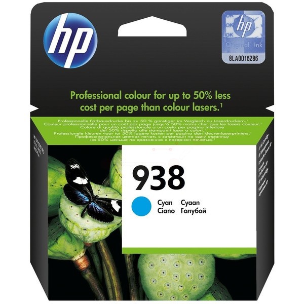 NEUOriginal HP 4S6X5PE / 938 Tinte cyan 800 Seiten