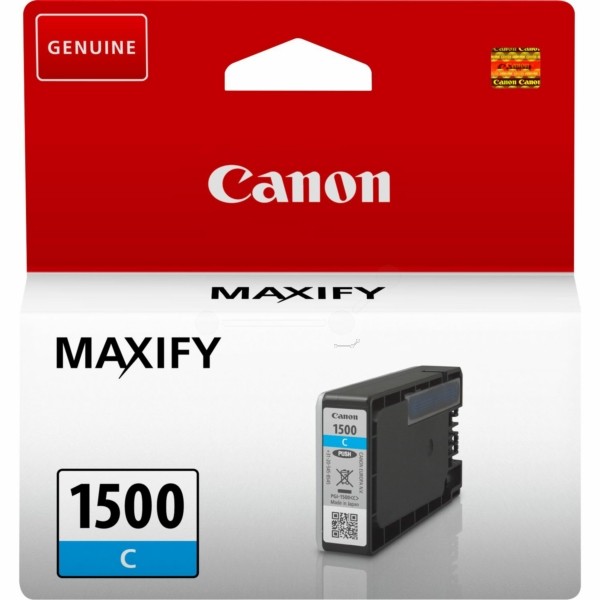 Original Canon 9229B001 / PGI-1500 C Tintenpatrone cyan 4,5 ml 300 Seiten