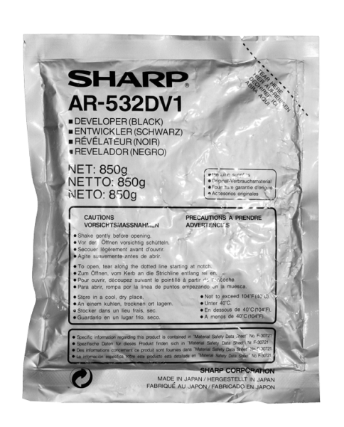 Original Sharp AR-532DV1 Entwickler 80.000 Seiten